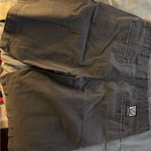 DIXXON Gray Shorts with Black Accents